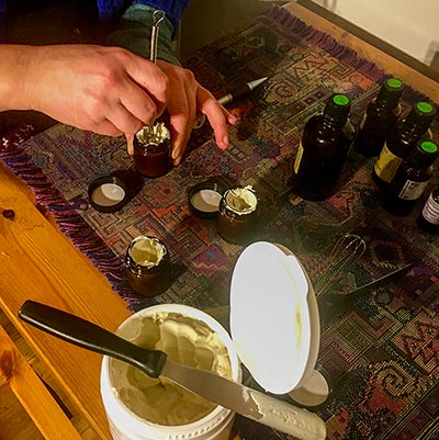 Making cream in Cork